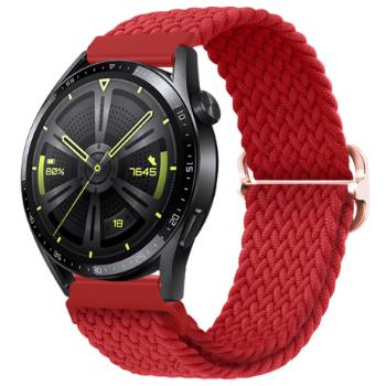 BStrap Elastic Nylon remienok na Garmin Vivoactive 4, red (SSG025C0504)