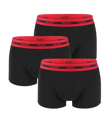 HUGO - boxerky 3PACK cotton stretch black color combo z organickej bavlny - limitovaná fashion edícia (HUGO BOSS)-M (83-89 cm)