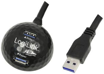 LogiLink #####USB-Kabel #####USB 3.2 Gen1 (USB 3.0 / USB 3.1 Gen1) #####USB-A Stecker, #####USB-A Buchse 1.50 m čierna