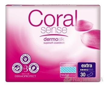 Coral Sense Extra inkontinenčné vložky 30ks