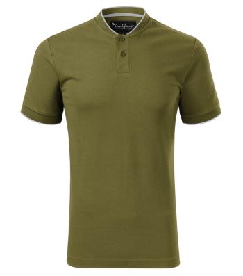 MALFINI Pánska polokošeľa Diamond - Avocado green | S