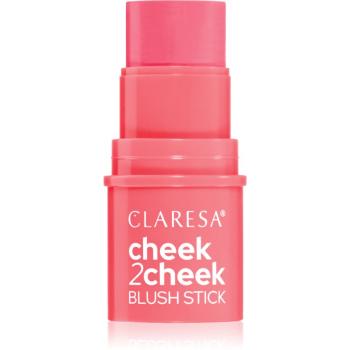 Claresa Cheek 2 Cheek krémová lícenka v tyčinke odtieň 02 Neon Coral 6 g