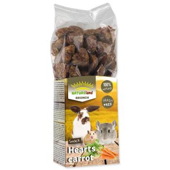 Pochoutka NATURE LAND Brunch srdíčka s mrkví 150 g