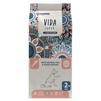 KRAFTIA Vida Super Adult M/L Salmon&Fish granule pre psov, Hmotnosť balenia (g): 2 kg