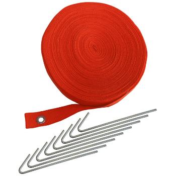 Textile Line Marker 48 m x 4 cm Red