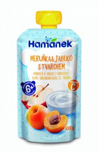 HAMÁNEK Marhuľa & jablko s tvarohom 100 g