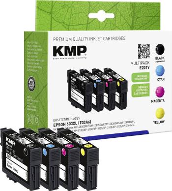 KMP Ink set náhradný Epson Epson 603XL (C13T03A14010, C13T03A34010, C13T03A44010), Epson (C13T03A24020) kompatibilná kom