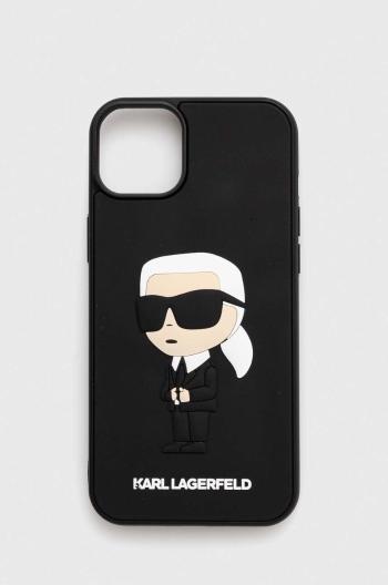 Puzdro na mobil Karl Lagerfeld iPhone 14 Plus 6,7" čierna farba