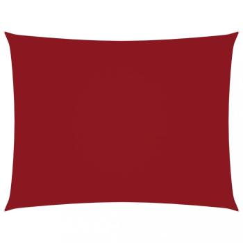 Tieniaca plachta obdĺžniková 5 x 6 m oxfordská látka Dekorhome Červená