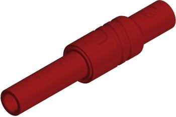 SKS Hirschmann KUN S bezpečnostna lamelová zásuvka zásuvka, rovná Ø pin: 4 mm červená 1 ks
