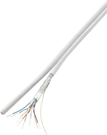TRU COMPONENTS 1571500 sieťový kábel ethernetový CAT 5e SF/UTP 8 x 2 x 0.196 mm² biela 100 m