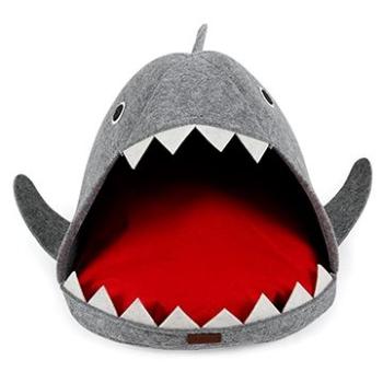 DogLemi Pelech s pohodlným vankúšom Žralok 64 × 54 × 33 cm (CHPpe0847)