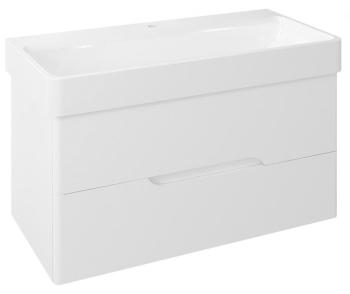 SAPHO - MEDIENA umývadlová skrinka 96,5x50,5x48,5cm, biela matná/biela matná MD100