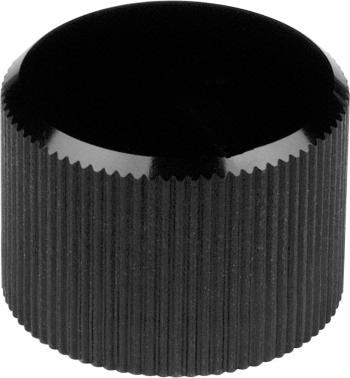Mentor 507.413 otočný gombík  čierna (Ø x v) 20 mm x 14 mm 1 ks