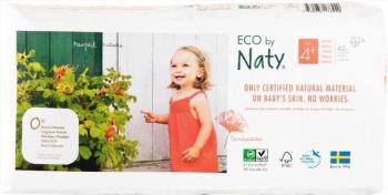 ECO BY NATY 4+ Maxi+, 42 ks (9-20 kg) ECONOMY PACK - jednorázové plienky