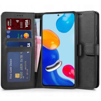 Tech-Protect Wallet knižkové puzdro na Xiaomi Redmi Note 11 Pro / 11 Pro 5G, čierne