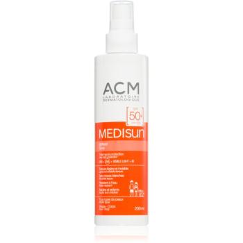 ACM Medisun opaľovací sprej na tvár a telo SPF 50+ 200 ml