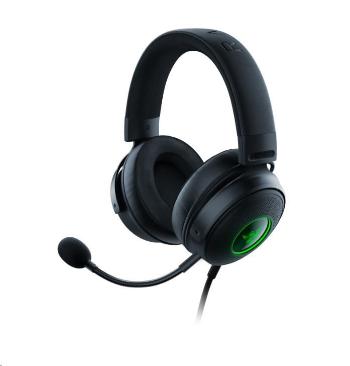 RAZER slúchadlá Kraken V3 Hypersense, USB, čierna