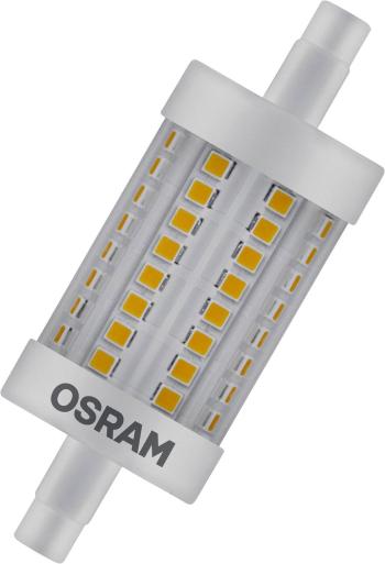 OSRAM 4058075432611 LED  En.trieda 2021 E (A - G) R7s valcovitý tvar 8.2 W = 75 W teplá biela (Ø x d) 29 mm x 78 mm  1 k