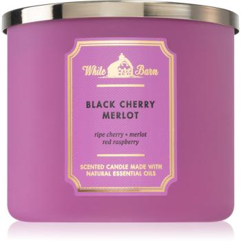 Bath & Body Works Black Cherry Merlot vonná sviečka 411 g