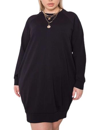čierne dámske šaty s vreckami vel. 2XL