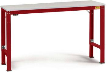 Manuflex LU7068.3003 ESD pracovný stôl UNIVERSAL špeciálny základný stôl s melamínovou doskou, ŠxHxV = 1500 x 1000 x 725