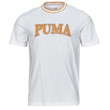 Puma  PUMA SQUAD BIG GRAPHIC TEE  Tričká s krátkym rukávom Biela