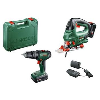 Bosch UniversalImpact 18V + PST 18 LI, 2× 1.5 Ah, nabíjačka, kufor (0.603.9D4.10B)