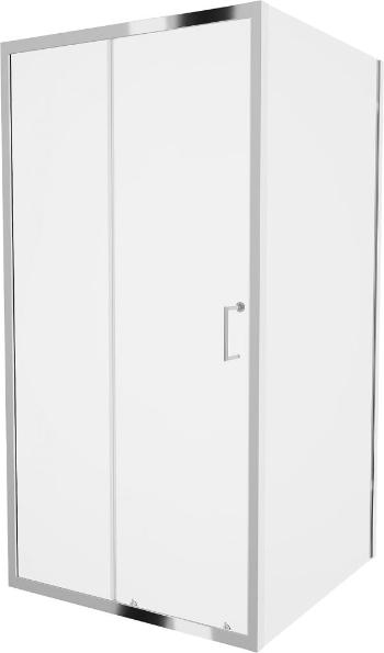 MEXEN/S - Apia sprchovací kút štvorec 100x100 cm, transparent, chróm 840-100-100-01-00