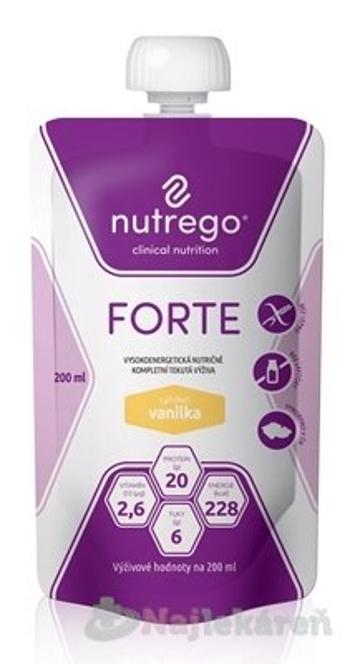 Nutrego FORTE s príchuťou vanilka, 12x200ml