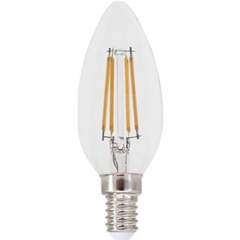 LED Filament Candle žiarovka číra C35 5 W / 230 V / E14 / 4 000 K / 690 Lm / 360° / Dim (FLAM5NWDIM)