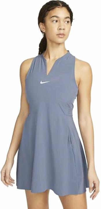 Nike Dri-Fit Advantage Womens Tennis Dress Blue/White M