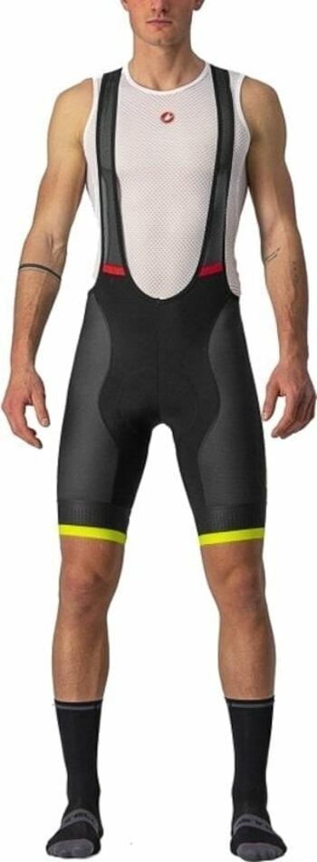 Castelli Competizione Kit Bibshort Black/Electric Lime L Cyklonohavice