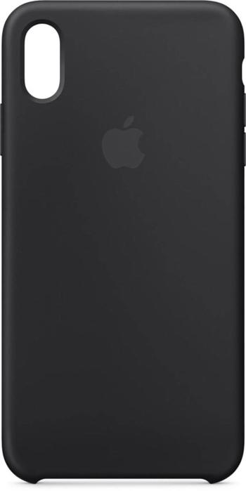 Apple Silikon Case zadný kryt na mobil Apple iPhone XS Max čierna