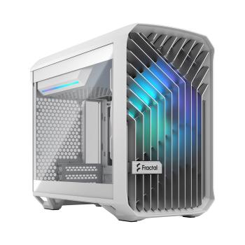 Fractal Design Torrent Nano RGB White TG Clear Tint/Micro Tower/Transpar./Biela