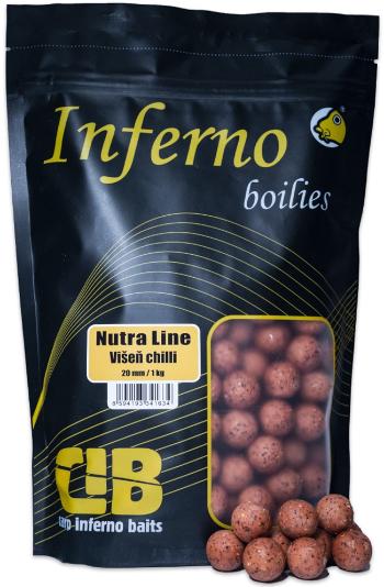 Carp inferno boilies nutra line višňa chilli - 20 mm 1 kg