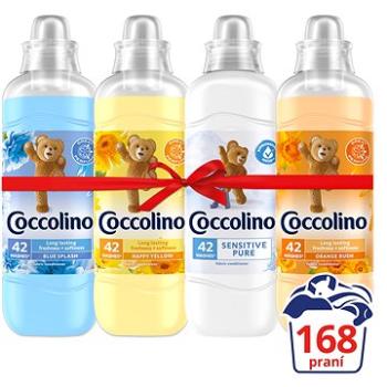 COCCOLINO Sensitive, Happy Yellow, Blue Splash, Orange Rush 4× 1,05 l (168 praní) (PPR2512smix4)