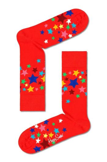 Ponožky Happy Socks Stars Sock červená farba