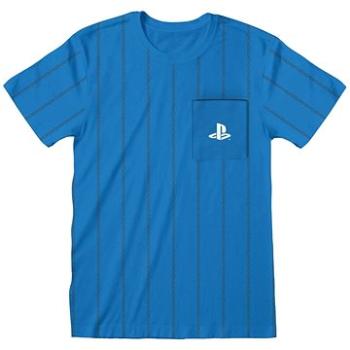 PlayStation – Striped Pocket Logo – tričko (GMERCHc2105nad)