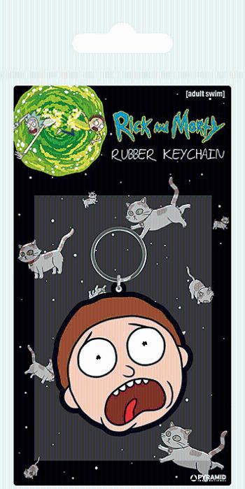 Klíčenka gumová, Rick and Morty - Morty face