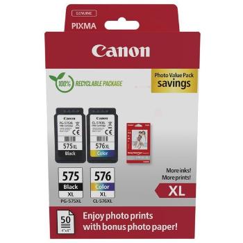 CANON PG-575-XL - originálna cartridge, čierna + farebná