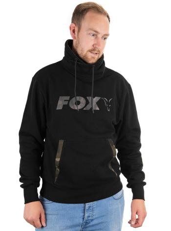 Fox mikina black camo high neck - xxxl