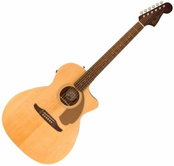 Fender Newporter Player Natural Elektroakustická gitara Jumbo