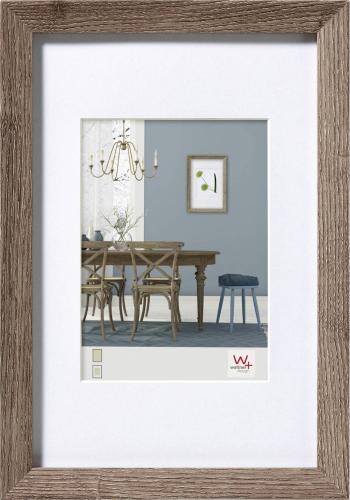 walther+ design EF030N vymeniteľný fotorámček Formát papiera: 13 x 18 cm  orešáková