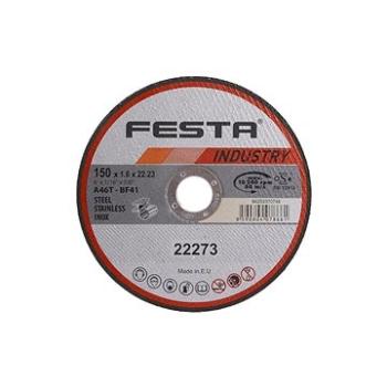 Kotouč řezný kov O 150 x 1,6 mm, FESTA INDUSTRY (22273)