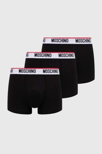 Boxerky Moschino Underwear 3-pak pánske, čierna farba, 241V1A13954300