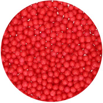 Cukrové guličky Soft Pearls - Červené 80 g