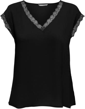 ONLY Dámske tričko ONLJASMINA Regular Fit 15252241 Black XS