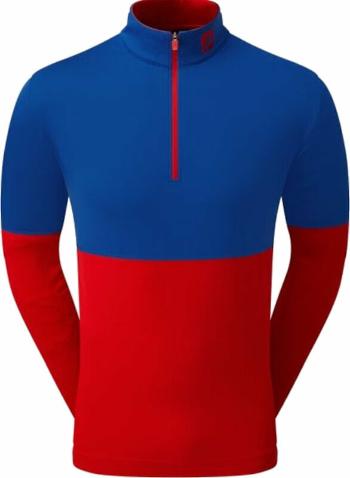 Footjoy Colour Block Midlayer Mens Twilight/Racing Red M