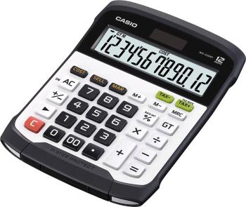 Casio WD-320MT stolná kalkulačka striebornočierná Displej (počet miest): 12 solárny pohon, na batérie (š x v x h) 145 x